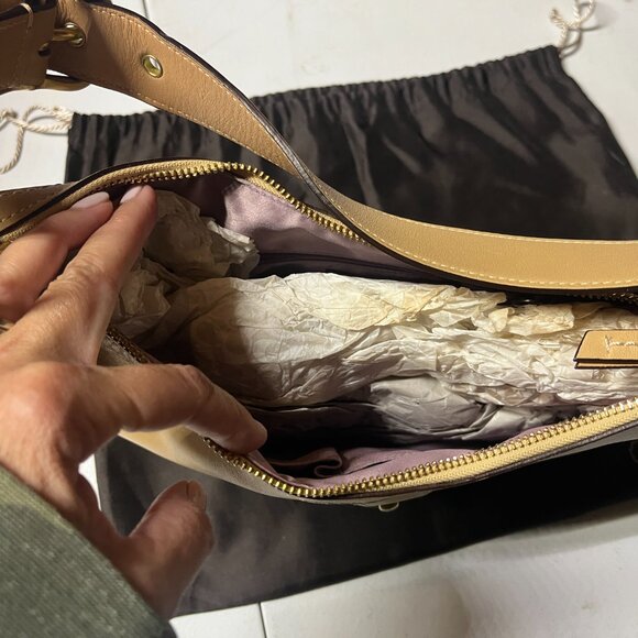 Coach Hampton Leather Shoulder Bag JO798-11544 - Picture 4 of 7